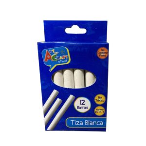 12 TIZAS BLANCAS ART CRAFT