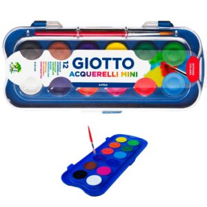 ACUARELA 12 COLORES +P GIOTTO