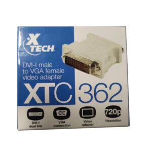 ADAPTADOR VIDEO MACHO VGA HEMBRA X-TECH