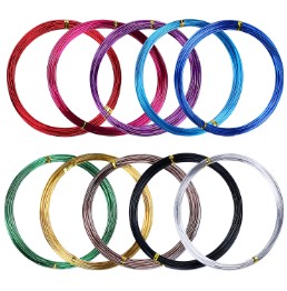 ALAMBRE DE ALUMINIO 10 METROS DIFERENTES COLORES