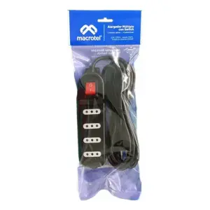 ALARGADOR ACROTEL 3 MTS NEGRO 4 ENTRADAS