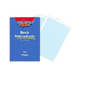 BLOCK MILIMETRADO 50 HOJAS PROARTE 22X32CM