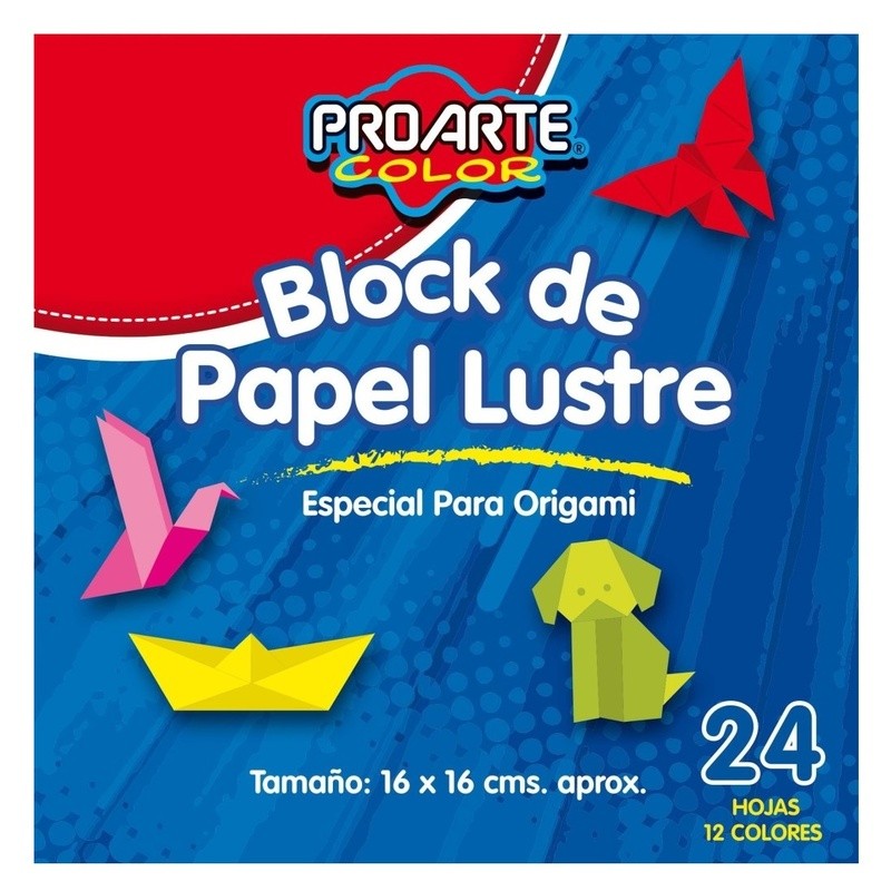 BLOCK PAPEL ORIGAMI 24 HJS 16X16 ART AND CRAFT