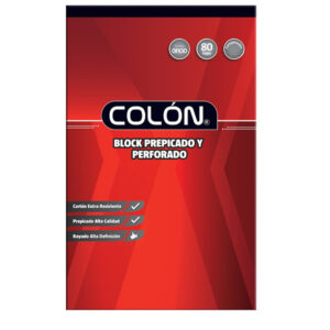 BLOCK PREPICADO Y PERFORADO FORMATO OFICIO COLON