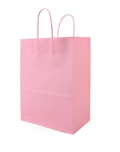 BOLSA DE REGALO COLOR ROSADO 18.5X25.5 CM MOTARRO