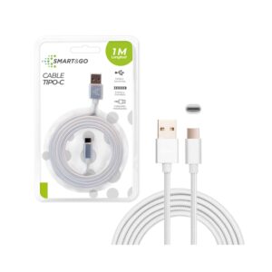 CABLE TIPO-C SMART AND GO COLOR BLANCO