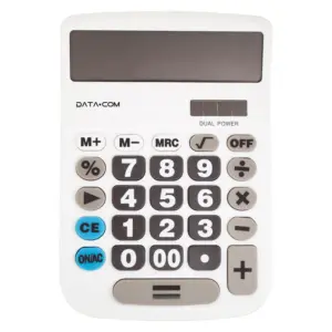 CALCULADORA ESCRITORIO 12 DIGITOS BLANCA DATA COM