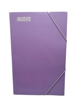 CARPETA CON ELASTICO NUOVO COLORES PASTELES