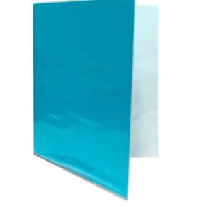 CARPETA PLASTIFICADA SIN ARCHIVADOR CELESTE