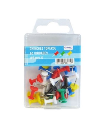 CHINCHES TOPEROL COLORES 30 UNIDADES