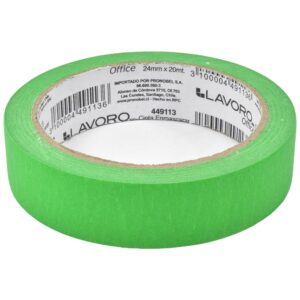 CINTA DE PAPEL COLOR VERDE LAVORO