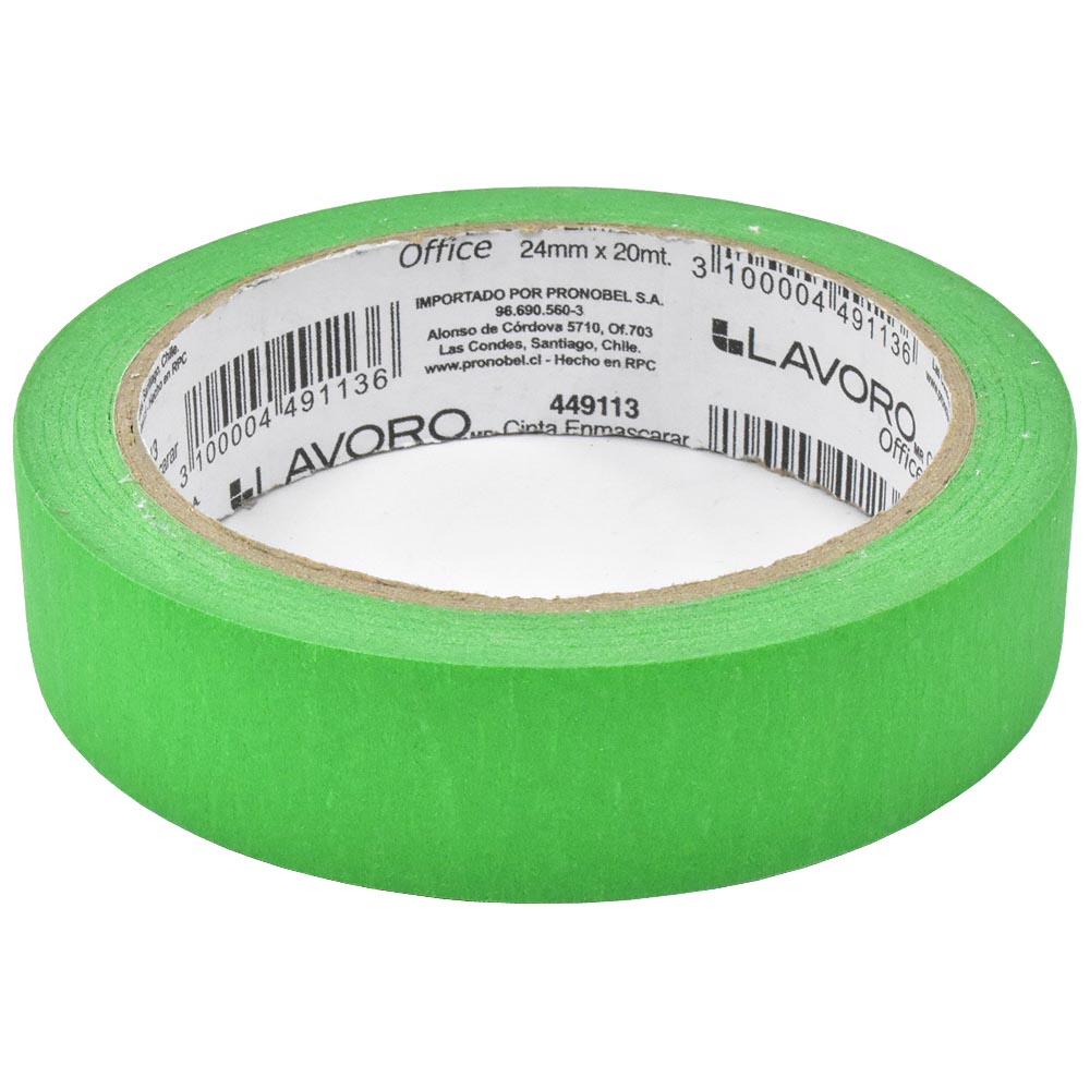 CINTA DE PAPEL COLOR VERDE LAVORO – Servidata