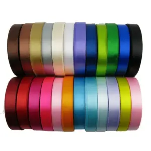 CINTA DE SATIN 10 MM POR METRO DIFERNETES COLORES