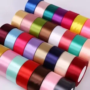CINTA DE SATIN 25 MM POR METRO DIFERENTES COLORES
