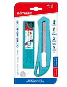 CORTA CARTON ESCOLAR 18MM INCLUYE REPUESTO