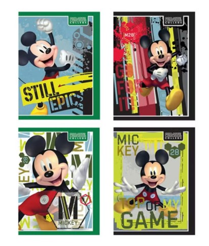 CUADERNO COLLEGE DISEÑO MICKEY MATEMATICAS 7MM 80 HOJAS PROARTE