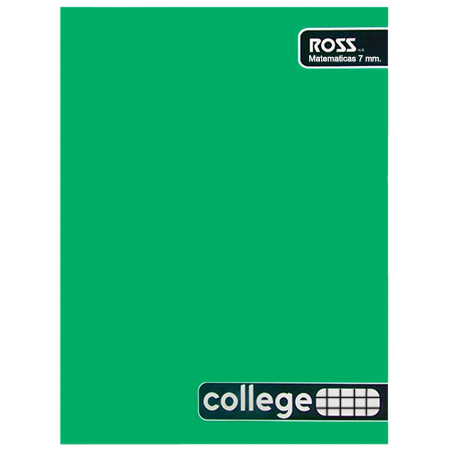 CUADERNO COLLEGE ROSS 7 MM 80 HJS