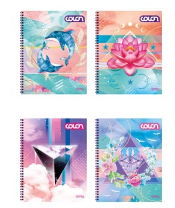 CUADERNO COLON UNVERSITARIO 100 HOJAS MUJER DIFERENTES DISEÑOS