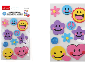 STICKERS AUTOADHESIVOS DE CARITAS MOTARRO