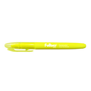 DESTACADOR BOLSILLO AMARILLO PUNTA BISELADA FULTONS