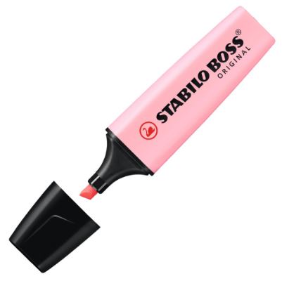 DESTACADOR STABILO BOSS ROSADO PASTEL