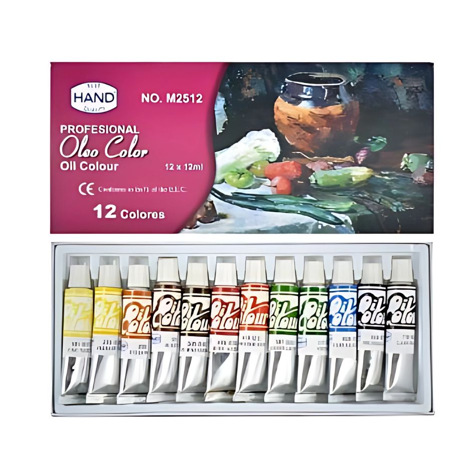 PROFESIONAL OLEO COLOR HAND 12 COLORES