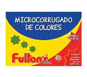 ESTUCHE DE CARTULINA MICROCORRUGADO DE COLORES FULTONS