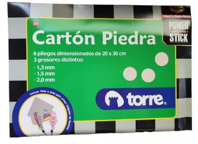 SOBRE DE CARTON PIEDRA 20X30 TORRE