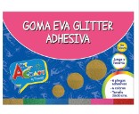 ESTUCHE GOMA EVA GLITTER ADHESIVA ART AND CRAFT
