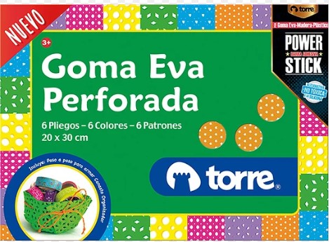 ESTUCHE GOMA EVA PERFORADA TORRE - Imagen 2