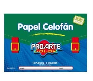 ESTUCHE DE PAPEL CELOFAN PROARTE