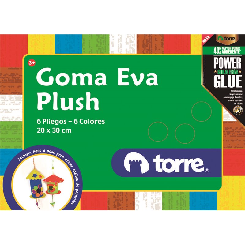 ESTUCHE DE GOMA EVA PLUSH TORRE
