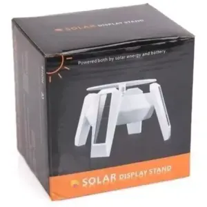 EXHIBIDOR SOLAR Y PILA CON COLOR GRIS Y NEGRO