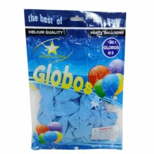 GLOBO LISO N9 CELESTE NOBEL STAR