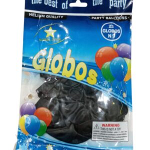 GLOBO LISO N9 NEGRO NOBEL STAR