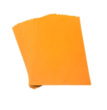 GOMA EVA COLOR NARANJO 10 UNIDADES MARCA GEOPEN