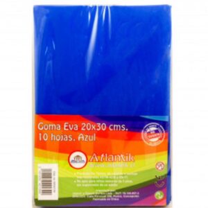 GOMA EVA COLOR AZUL 10 UNIDADES ATLANTIK