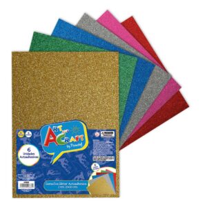 GOMA EVA GLITTER AUTOADHESIVA ART AND CRAFT