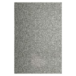 GOMA EVA LAMINA GLITTER COLOR PLATA ART AND CRAFT