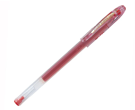 LAPIZ SUPER GEL 0.7MM COLOR ROJO PILOT