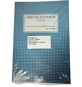 LIBRO DE ASISTENCIA LAVORO