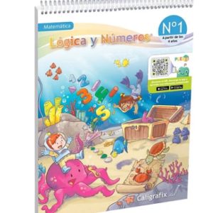 LOGICA Y NUMEROS N°1 SOBRE 4 AÑOS CALIGRAFIX