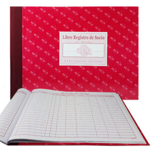 LIBRO REGRISTRO DE SOCIOS STAR PAPER