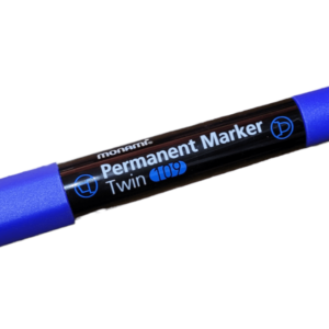 MARCADOR PERMANENTE MONAMI 109 AZUL DOBLE PTA