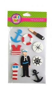 SET DE MARINERO EN GOMA EVA ARTE TOP