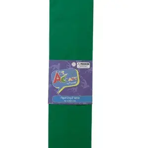 PAPEL CREPE VERDE ART AND CRAFT