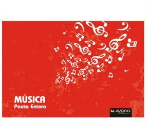 CUADERNO MUSICAL PAUTA ENTERA LAVORO