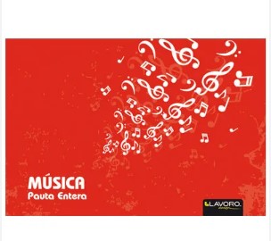 CUADERNO MUSICAL PAUTA ENTERA LAVORO