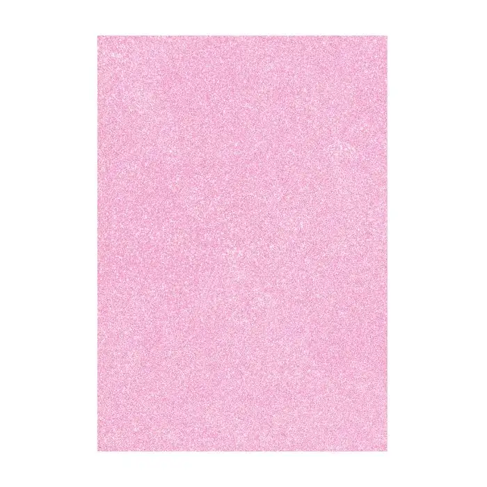 PLIEGO GOMA EVA GLITTER 40X60 COLOR PASTEL ROSADO