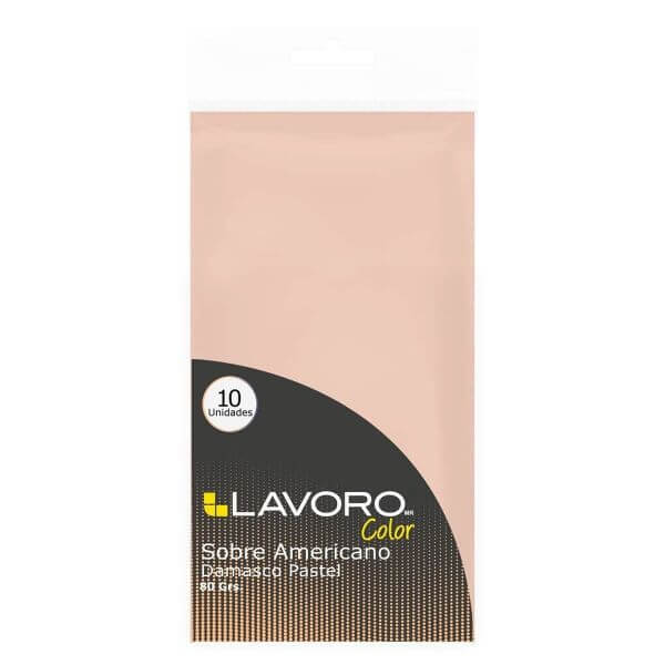 SOBRE AMERICANO ROSADO PASTEL UNIDAD